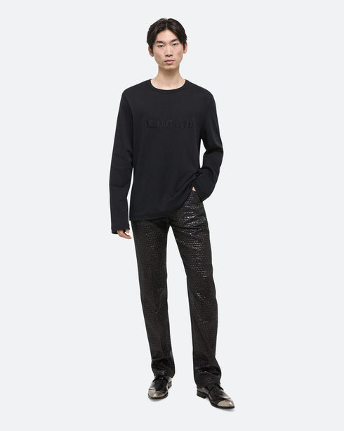 HELMUT LANG Long-Sleeve Logo Tee Mens Apparel